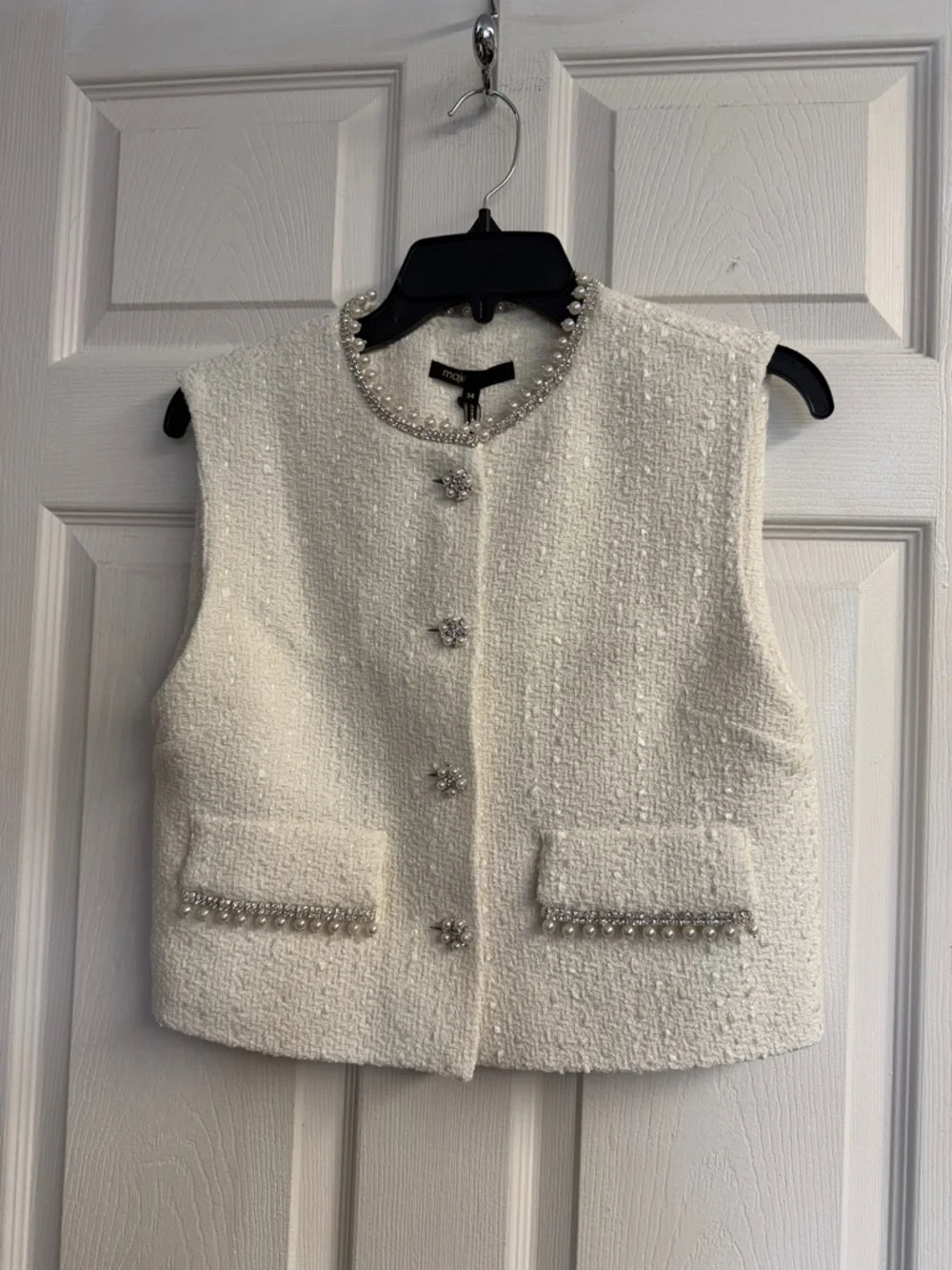 Laderisso Beaded Tweed Vest - Picture 5 of 7